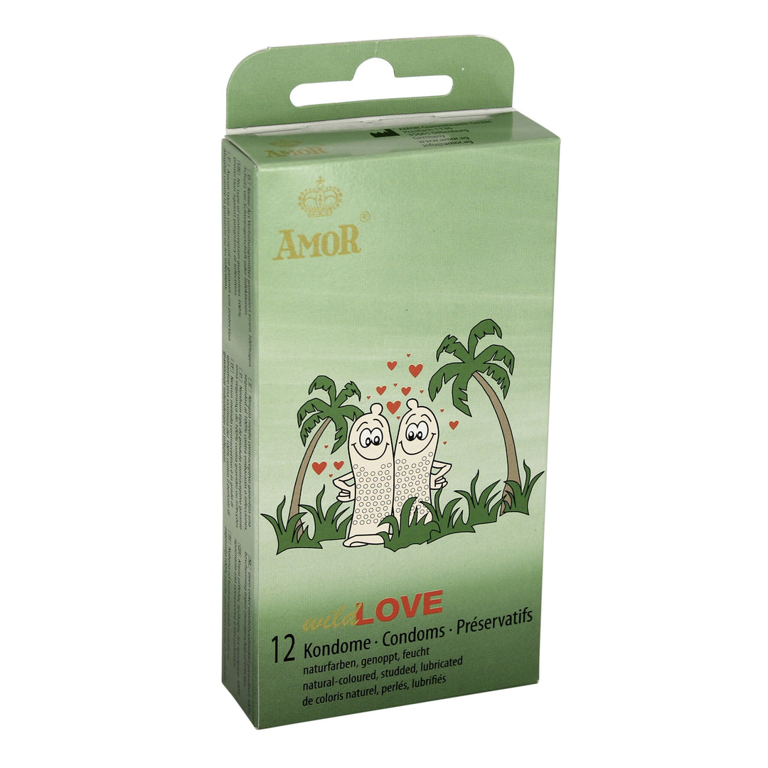 Preservativi Stimolanti Amor Wild Love 12 pz