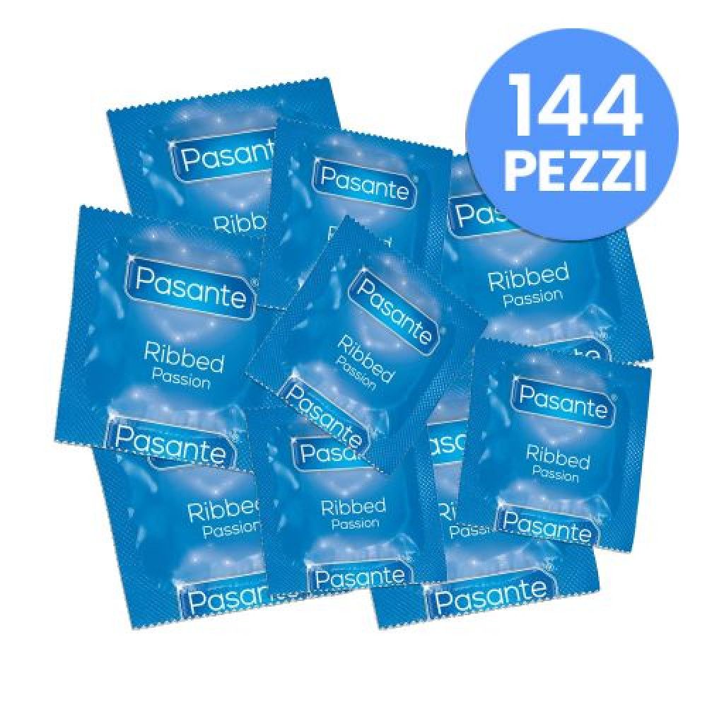 Preservativi Stimolanti Pasante Ribbed Passion