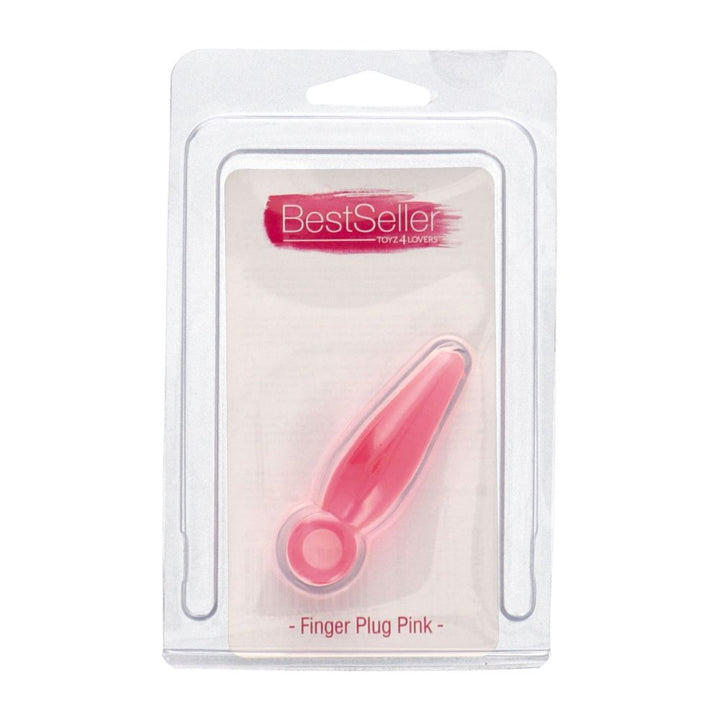 Plug anale finger pink