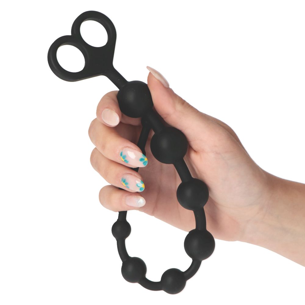 Una Alla Volta | Kit Vibryz: Catena anale juggling ball black