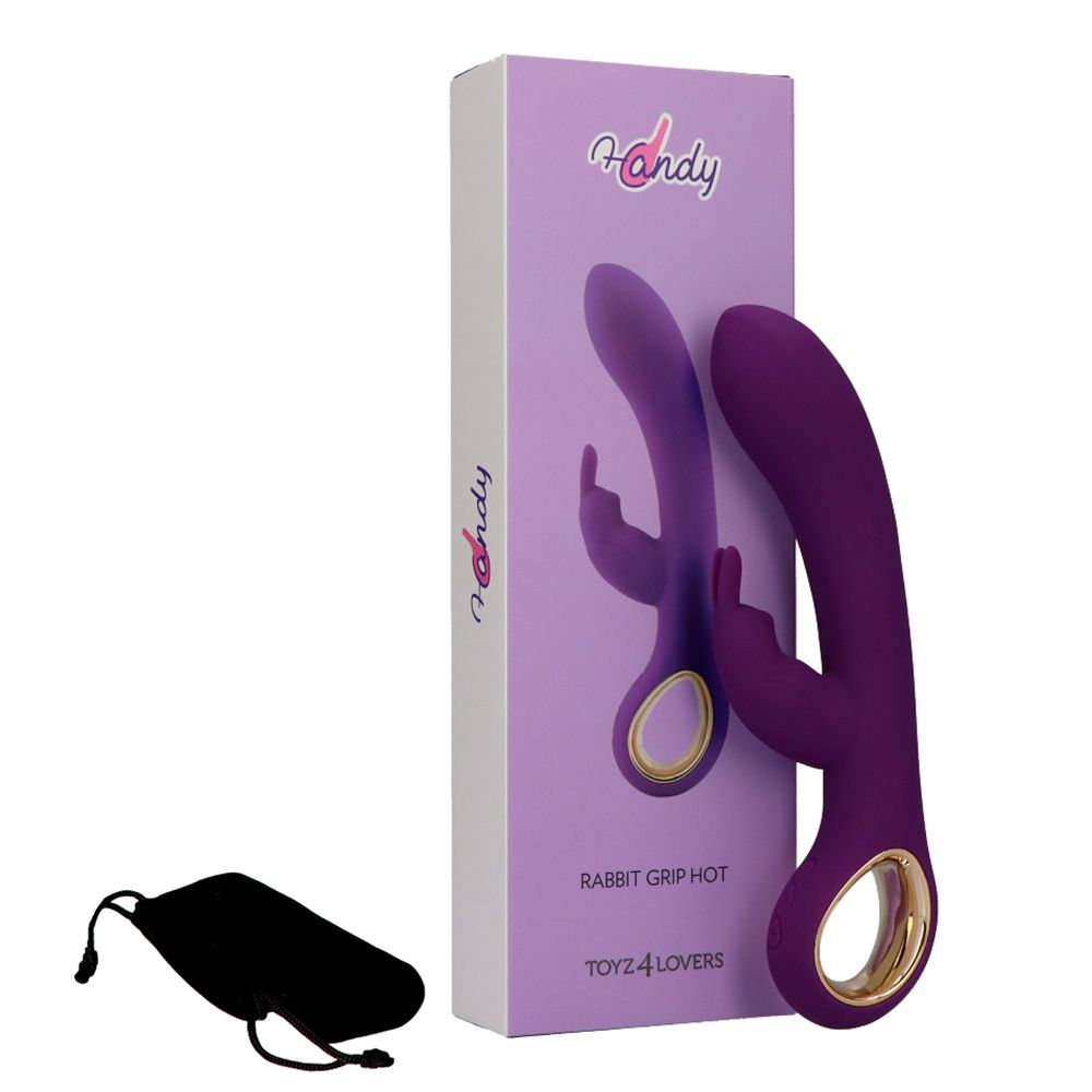 Vibratore Rabbit Grip Hot