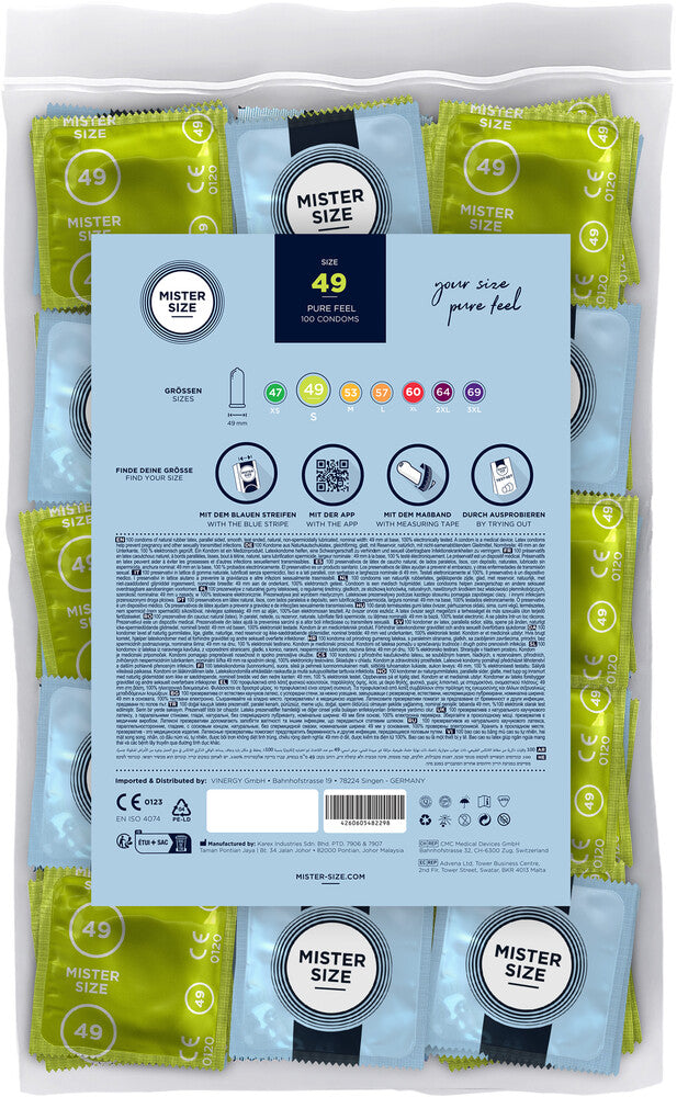 Preservativi Ultra Sottili 49 Mister Size