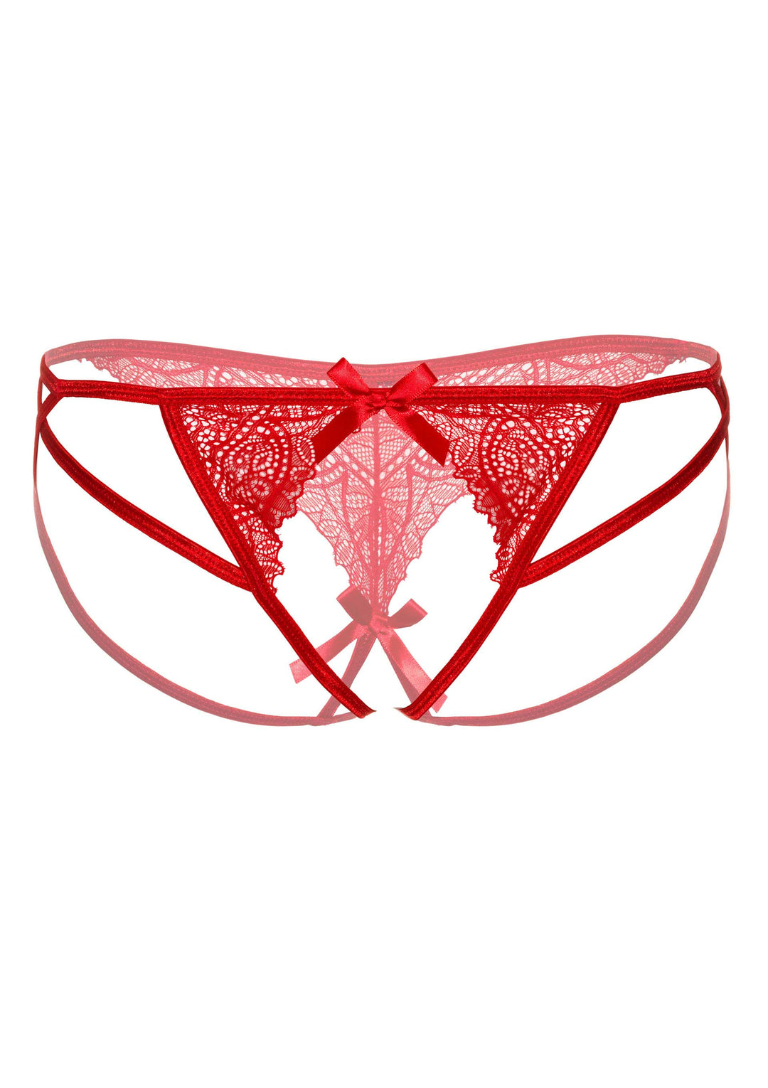 Naomi Strappy Crotchless Tanga