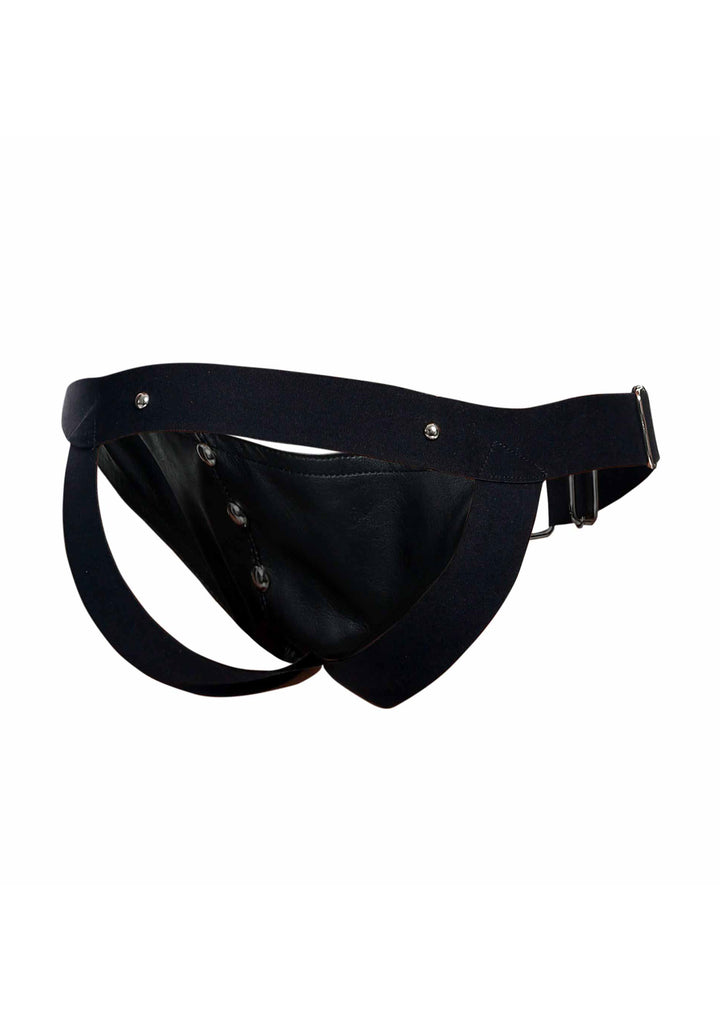 Slip con anello fallico nero DNGEON Cockring Jockstrap