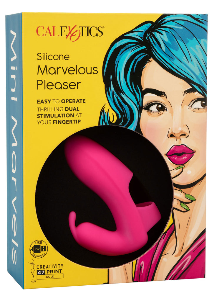 Silicone Marvelous Pleaser rabbit finger vibrator