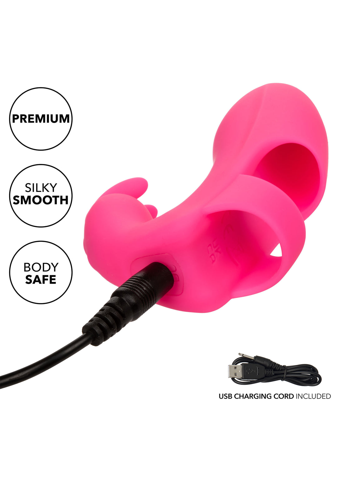 Silicone Marvelous Pleaser rabbit finger vibrator