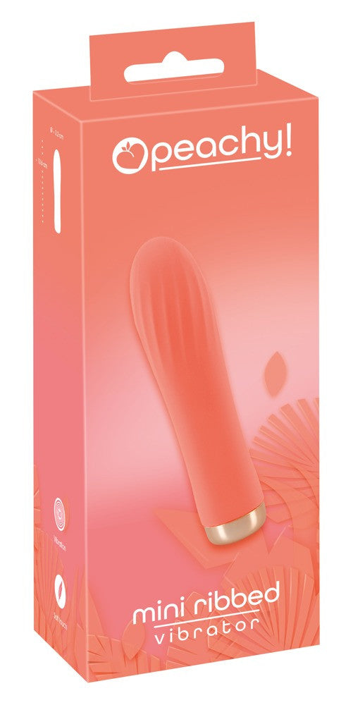 Mini Ribbed Vibrator - 13,5cm