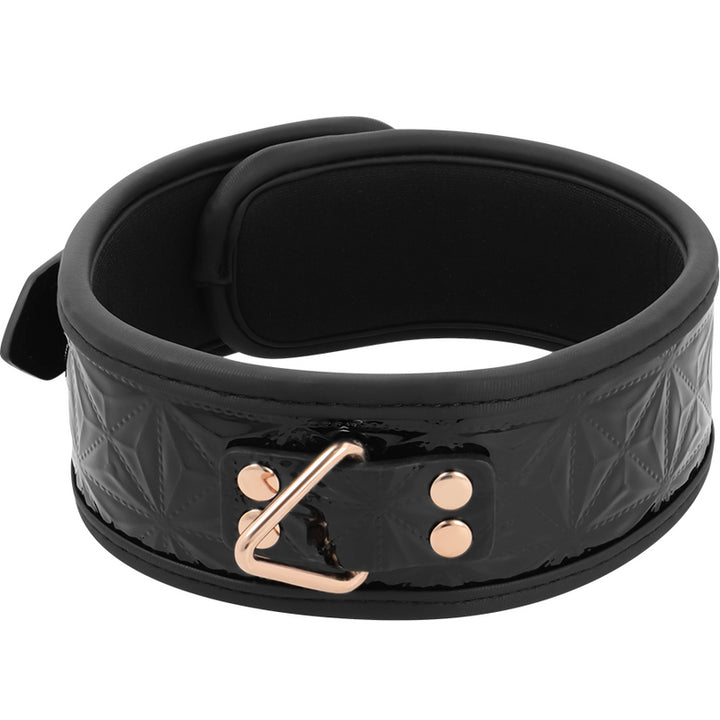 Collare con guinzaglio BEGME BLACK EDITION PREMIUM VEGAN LEATHER COLLAR