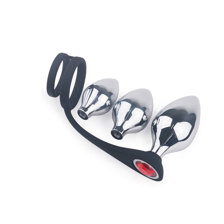 Plug Anale e Anello Fallico Pleasure Bully