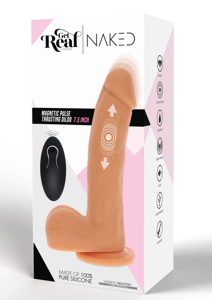 Dildo Magnetico Pulse Trusting comando a distanza - 19,5cm