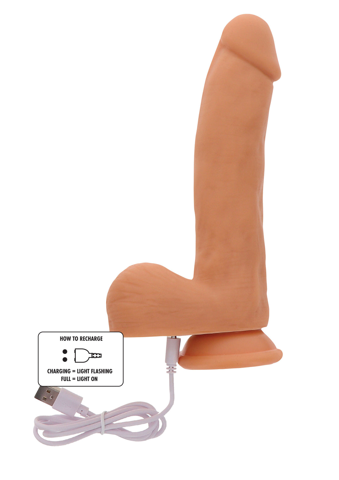 Dildo Magnetico Pulse Trusting comando a distanza - 19,5cm