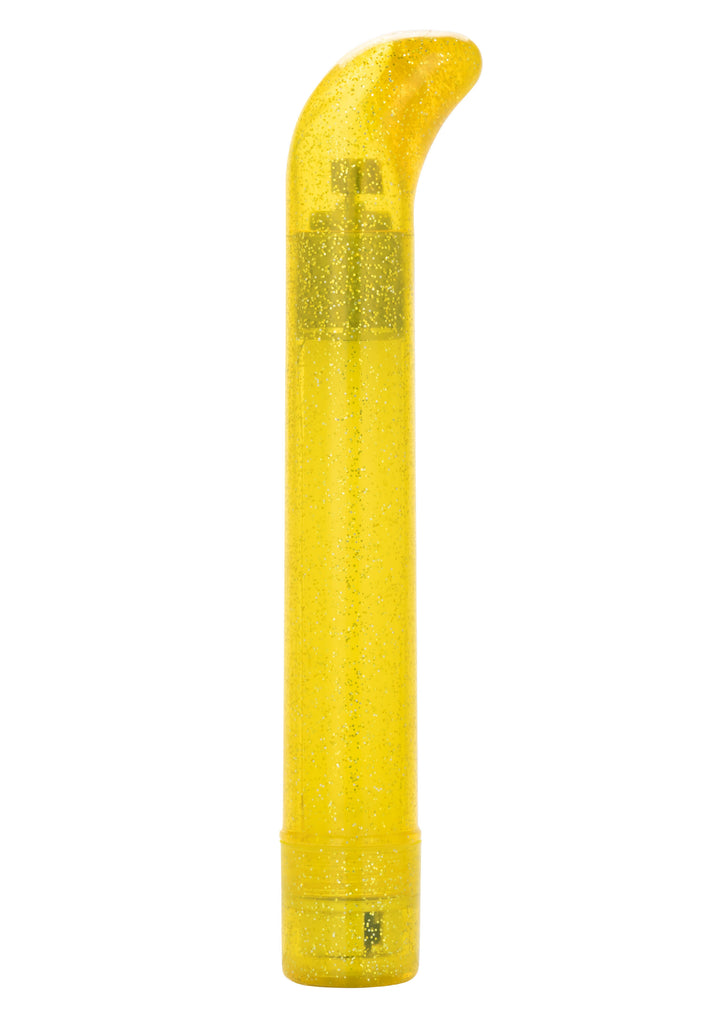 Yellow Sparkle Slim G-vibe - 15cm