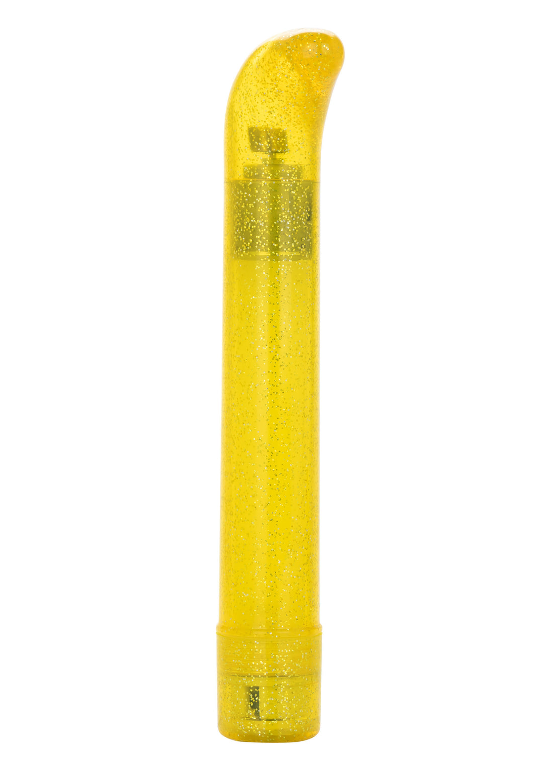 Yellow Sparkle Slim G-vibe - 15cm