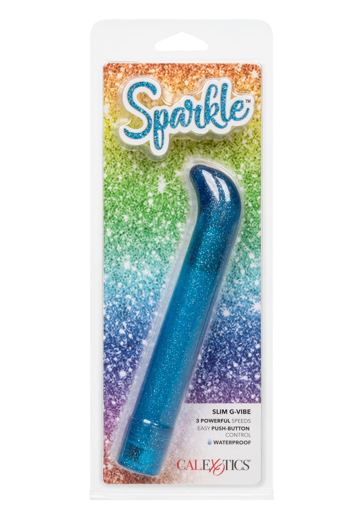 Blu Sparkle Slim G-vibe - 15cm