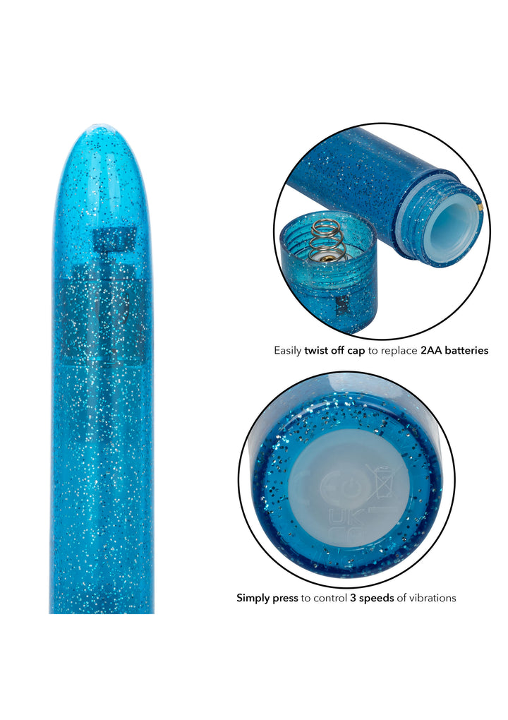 Sparkle Slim Vibe Blu - 15cm