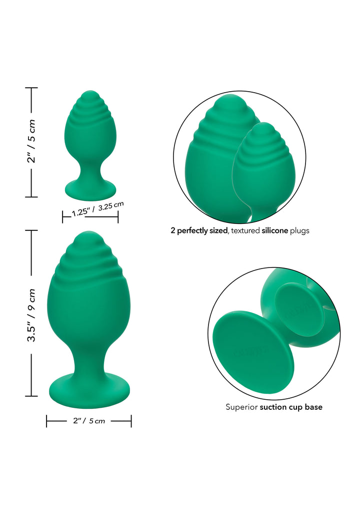 Cheeky Buttplug Verde - Kit 2pcs