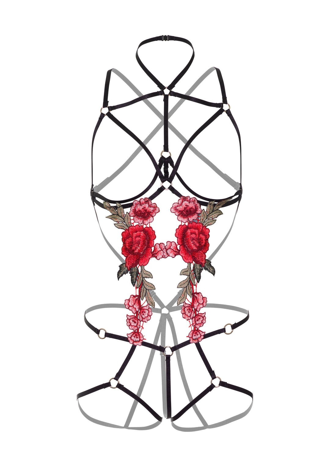 Body Roses Strappy Teddy