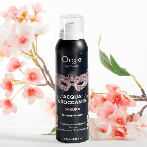 Gel schiuma da massaggio acqua croccante orgie 150 ml  sakura