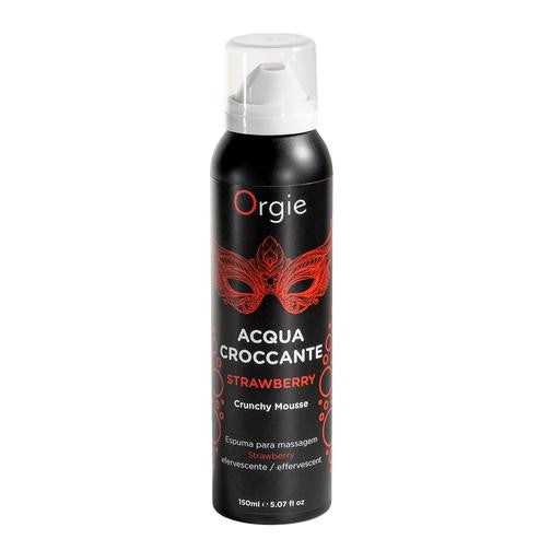 Gel schiuma da massaggio acqua croccante orgie 150 ml fragola