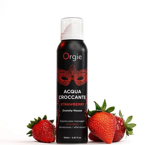 Gel schiuma da massaggio acqua croccante orgie 150 ml fragola