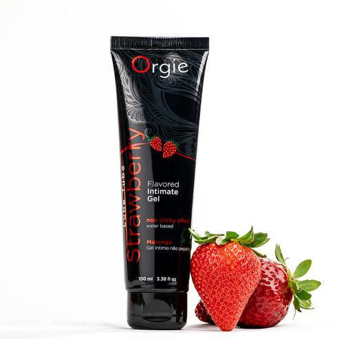 Lubrificante  fragola gel intimo orgie lube tube 100 ml