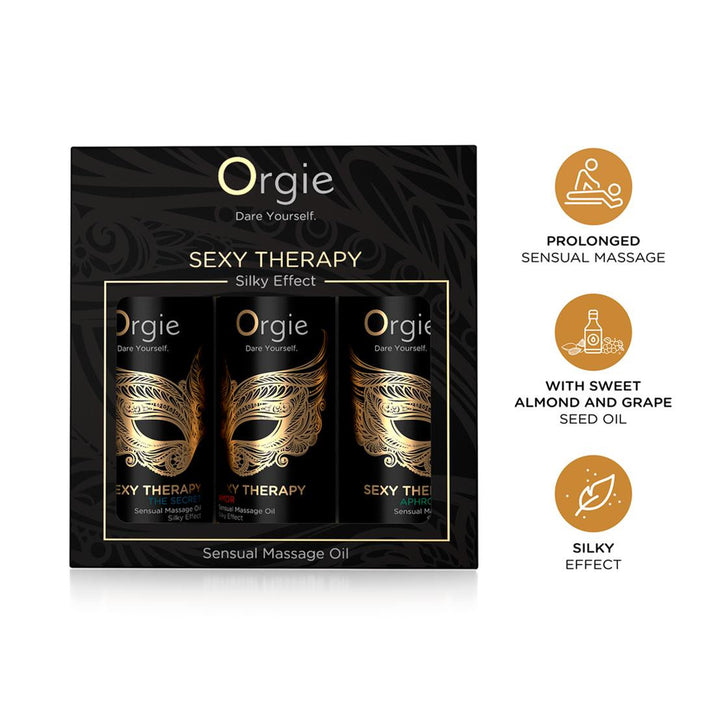 Kit olio da massaggio SEXY THERAPY MINI SIZE COLLECTION