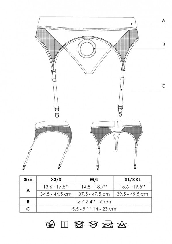 Vibrating Strap-on Thong - Reggicalze