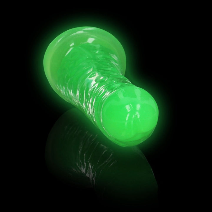 Slim Realistic Dildo 6 Neon Green - 17cm