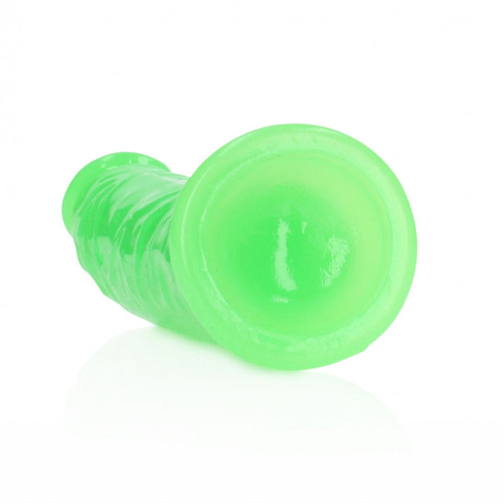 Slim Realistic Dildo 6 Neon Green - 17cm