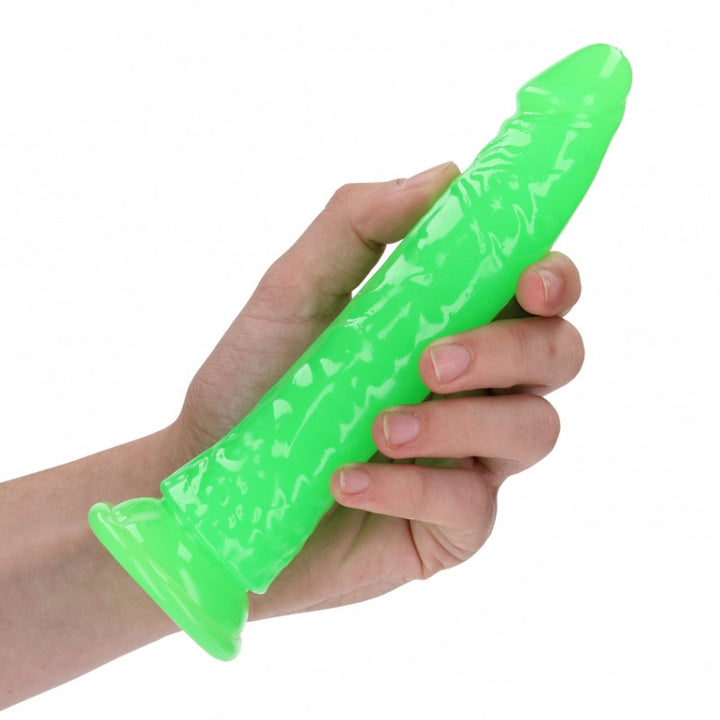 Slim Realistic Dildo 7 Neon Green - 20cm