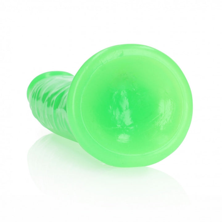 Slim Realistic Dildo 9 Neon Green - 25cm