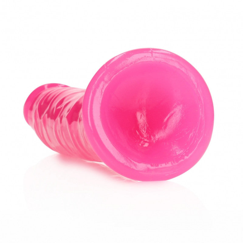 Slim Realistic Dildo 8 Neon Pink - 22cm