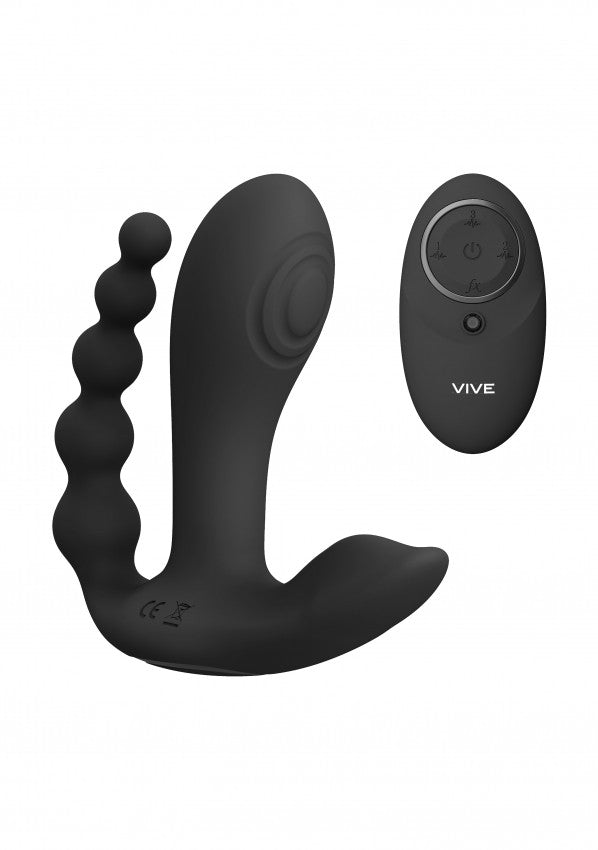 Kata 3 in 1 - Vaginale/Clitorideo/Anale - 9,9cm