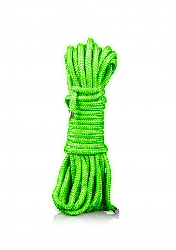 Corda bondage 10m/16 Strings - Glow in the Dark - Neon Green