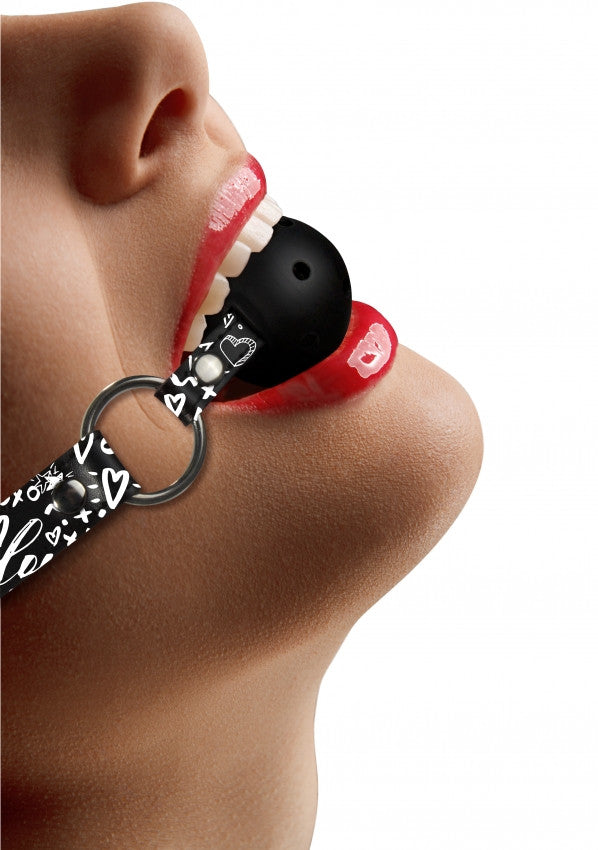 Morso Breatheable Ball Gag - Love Street Art Fasion - Black