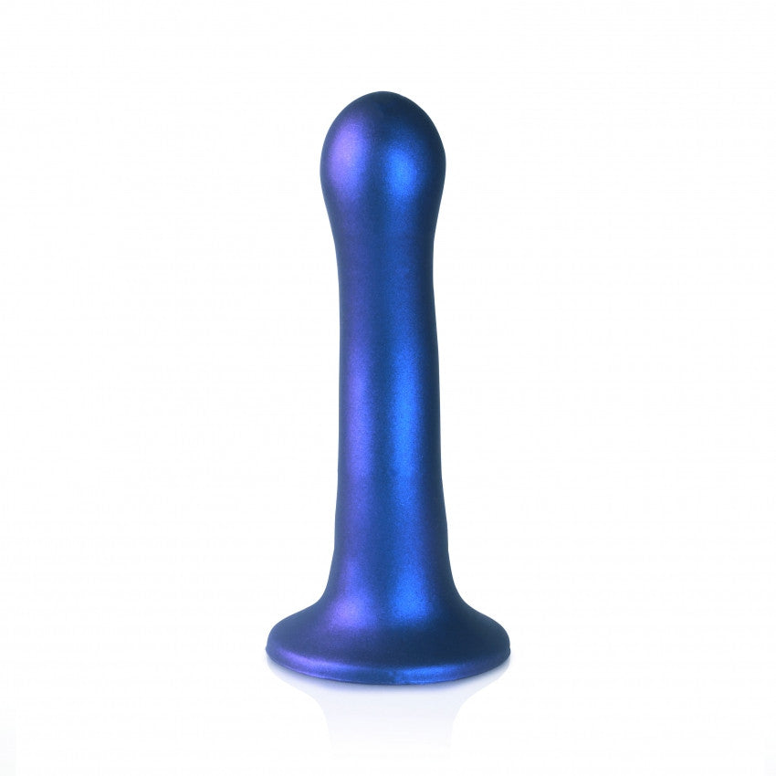 Ultra Soft Curvy G-Spot Metallic Blue - 17cm