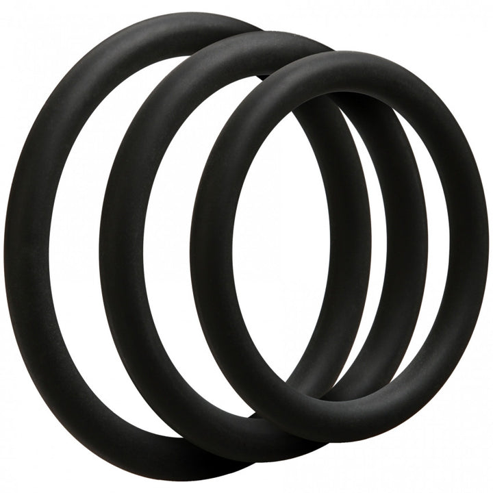 3C-Ring Set Thin Black