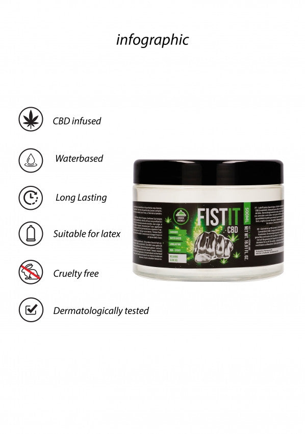 Lubrificante per fisting CBD Fist It - 500ml