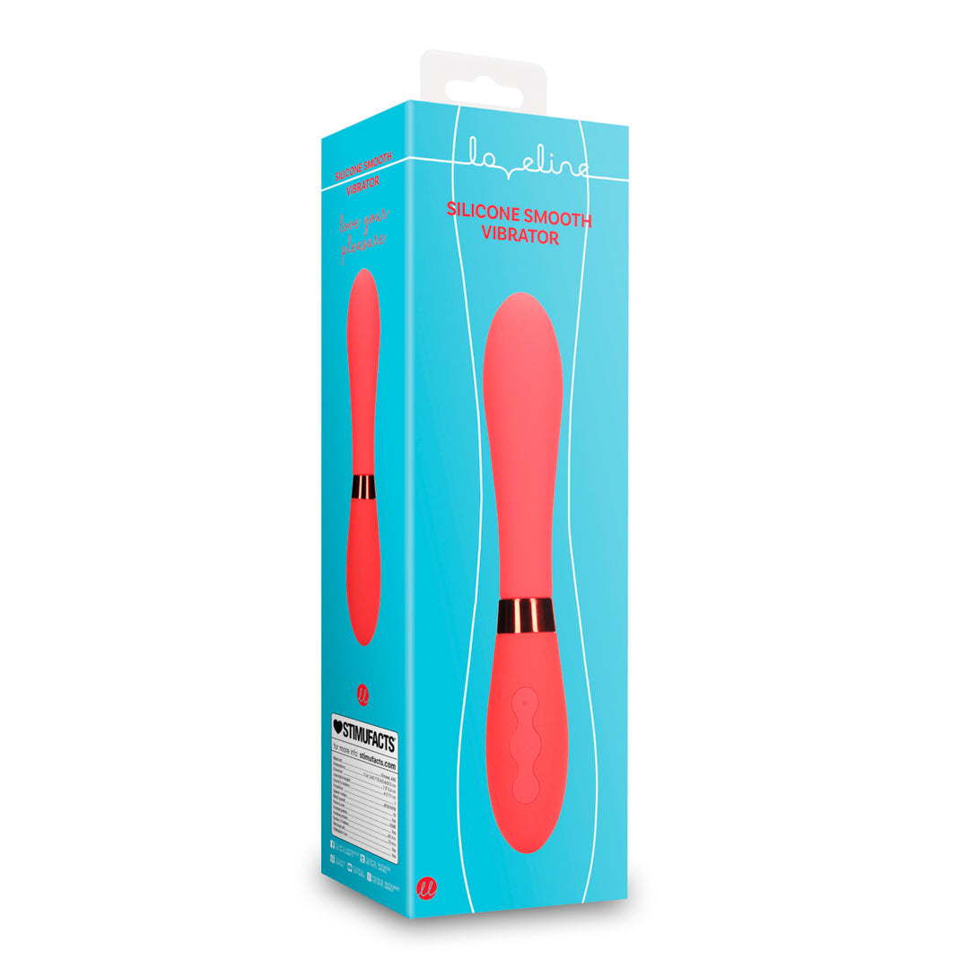 Silicone Smooth Vibrator - 20cm