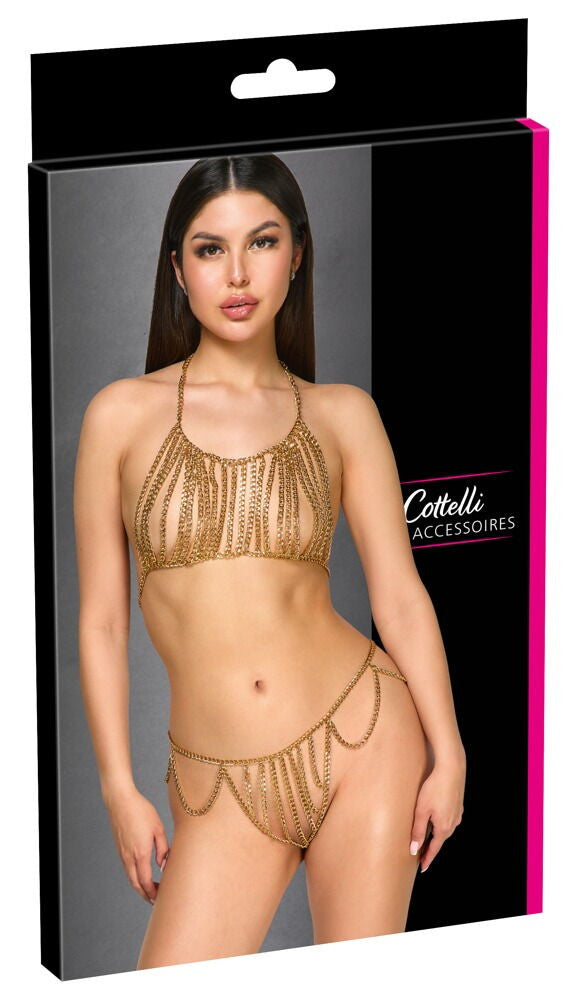 Completo Lingerie Erotica Body Chain - Cottelli Accessoires