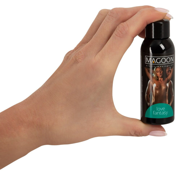 Olio per massaggi erotici aromatizzato Love Fantasy