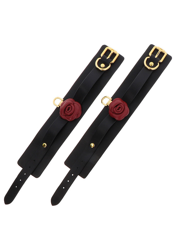 Manette in pelle costrittivo bondage Wild Roses Taboom