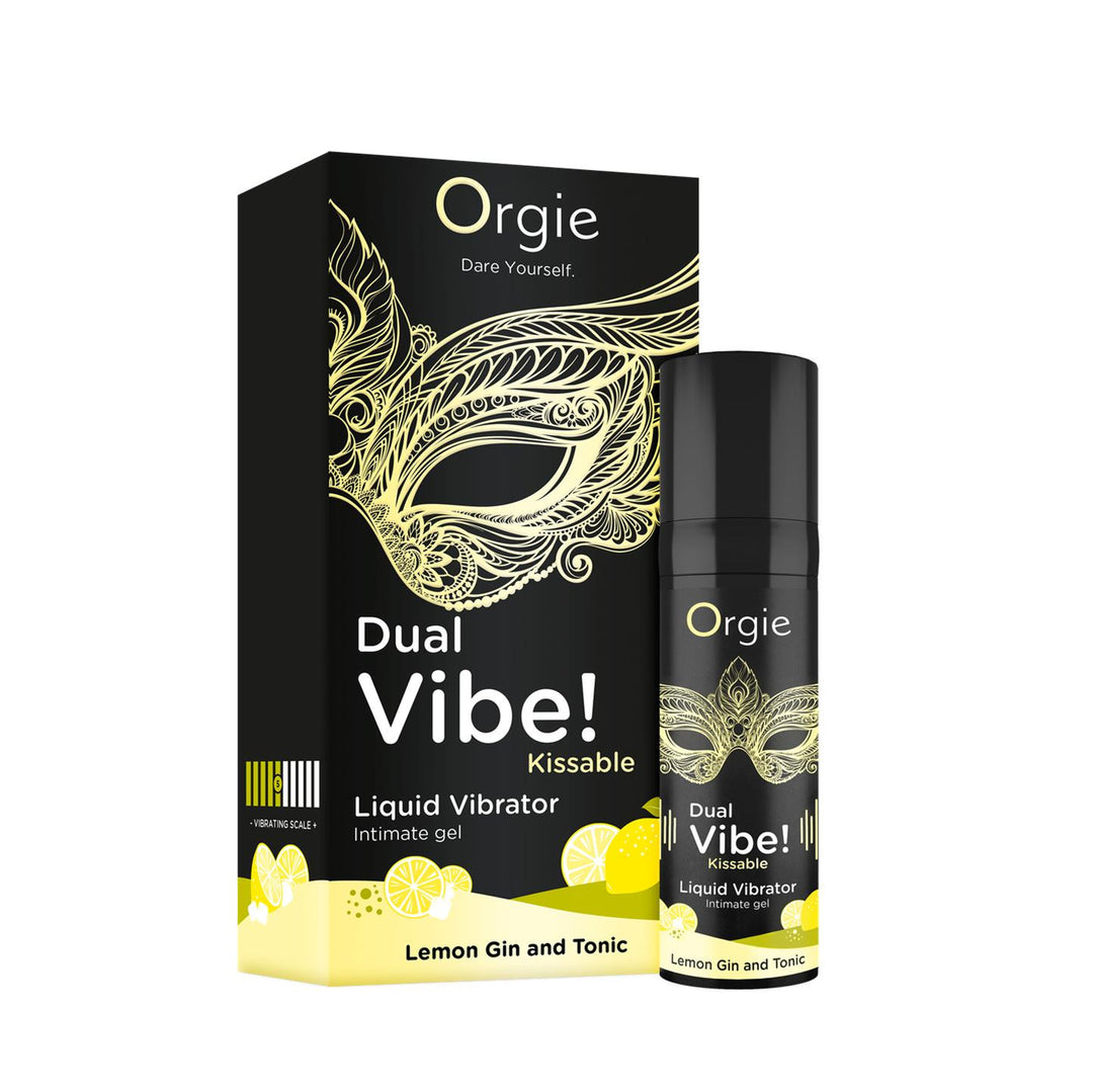 Lubrificante gel intimo effetto vibrante gusto Gin and Tonic Orgie