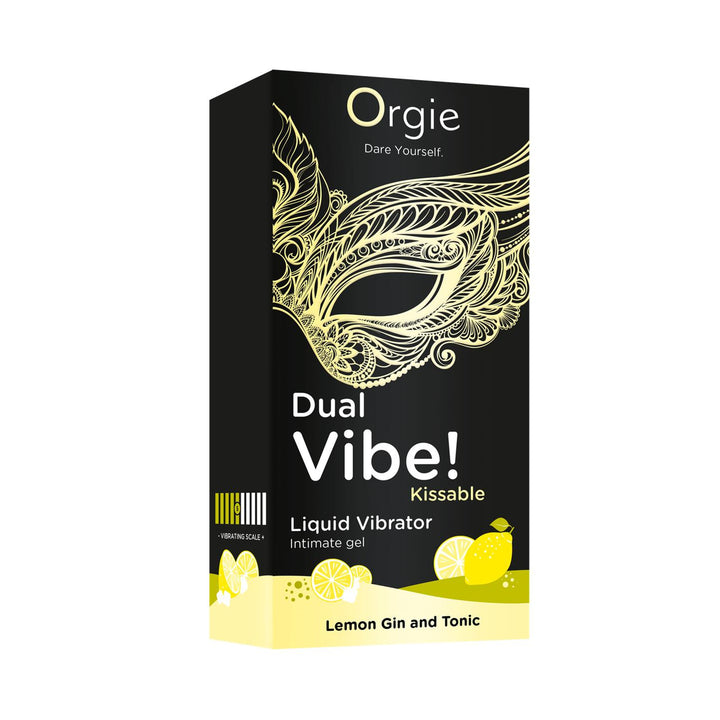 Lubrificante gel intimo effetto vibrante gusto Gin and Tonic Orgie