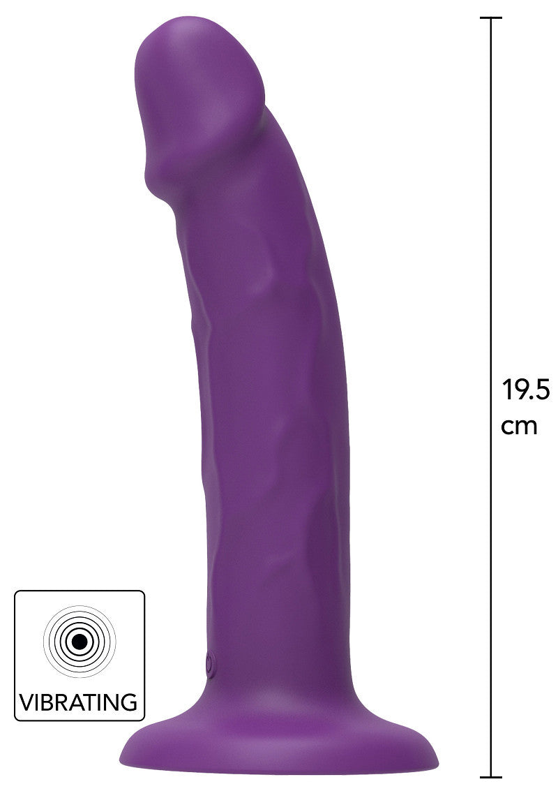 Dildo Finto Realistico Vibrante Viola