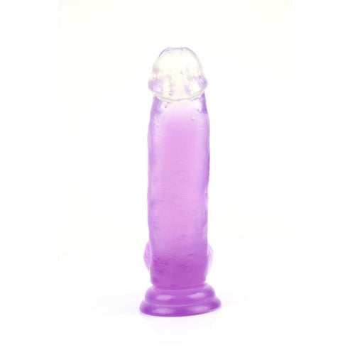 Dildo Jelly Sensual Thrill Viola - 17.7 cm