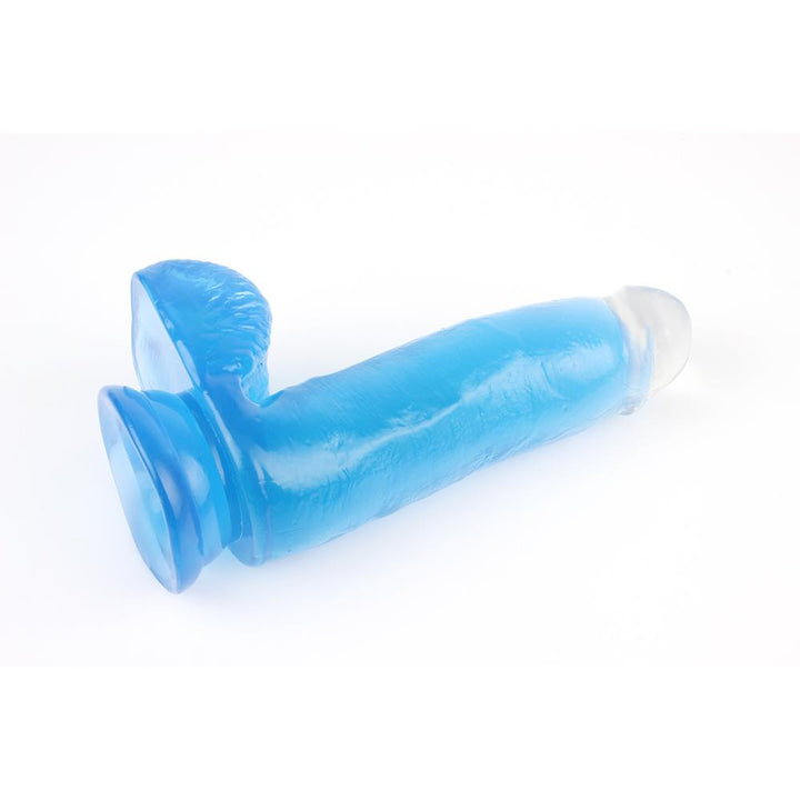 Fallo realistico con testicoli jelly sexy fantasy chisa novelties