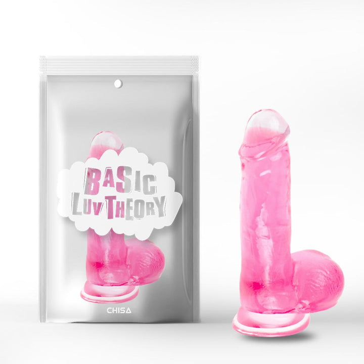 Dildo Jelly Euphoria Rosa - 18 cm