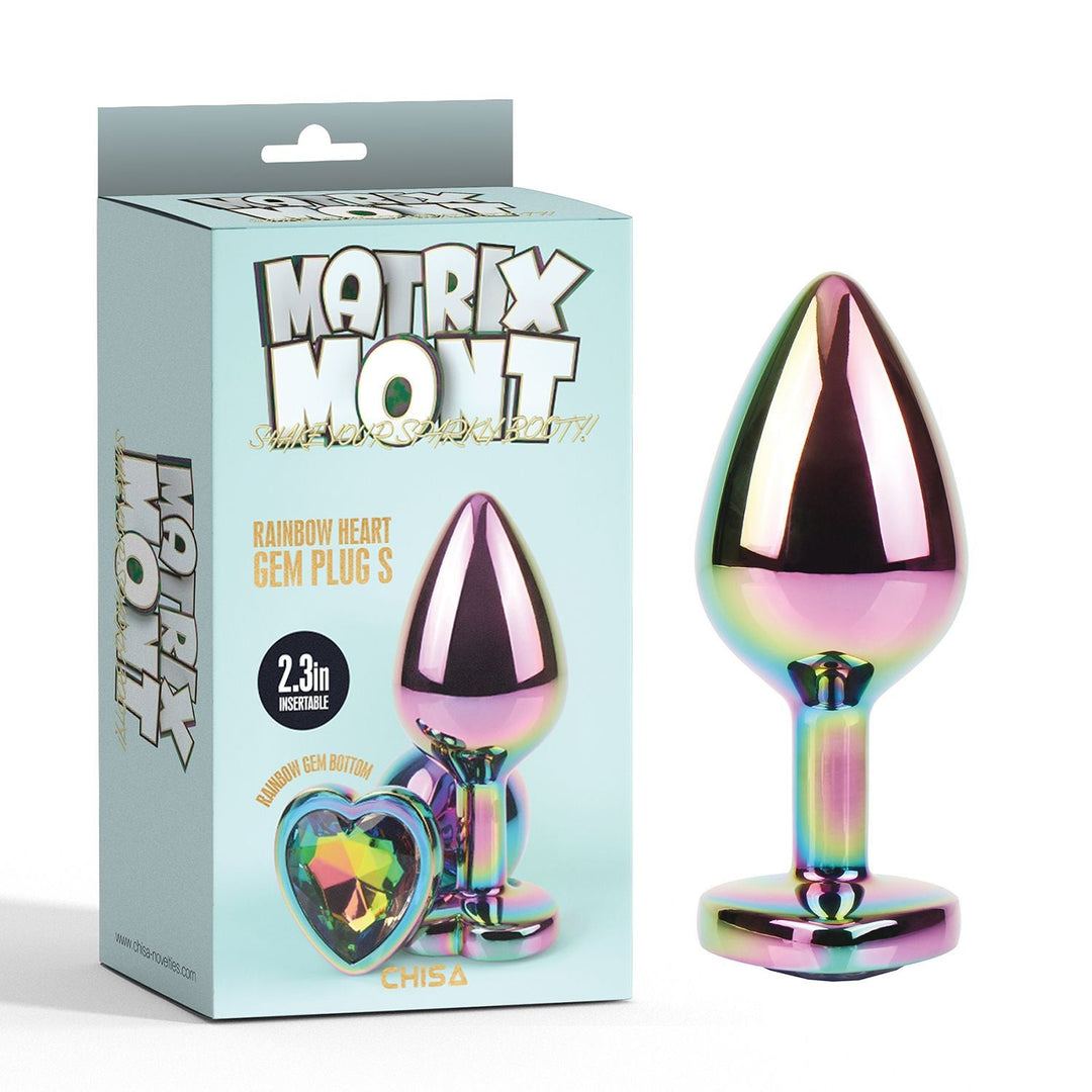 Rainbow Heart Gem S