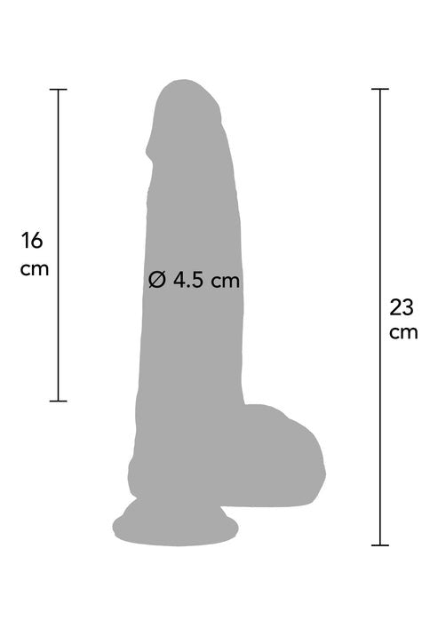 Ultra Realistic Dildo Silicone Straight - 18 cm